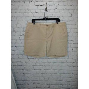 Old Navy Women's Size 14 Tall Beige Chino Shorts